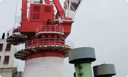 How do hydraulic pump circuits enhance the safety of luffing cranes?